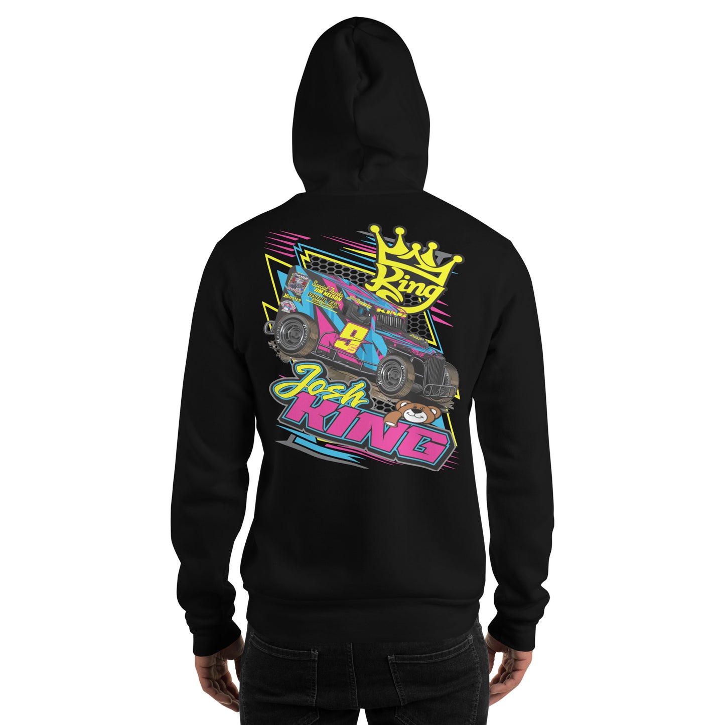 Josh King Teddy Bear Adult Hoodie Sweatshirt
