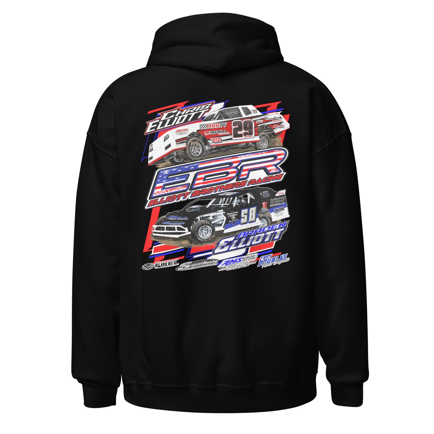 Elliott Brothers Racing Adult Hoodie Sweatshirt