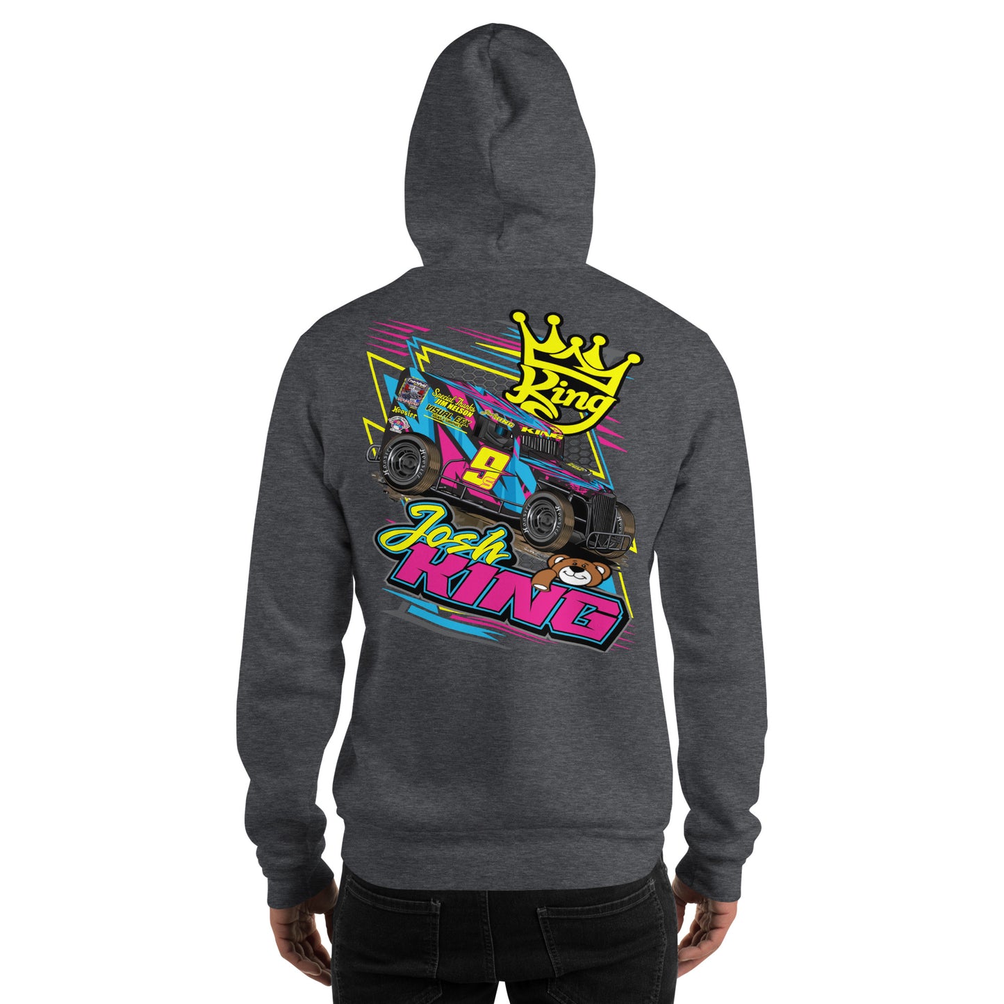 Josh King Teddy Bear Adult Hoodie Sweatshirt