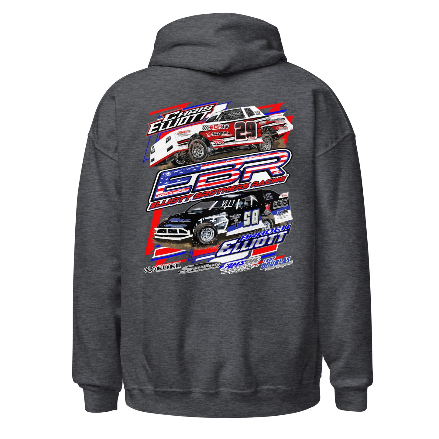 Elliott Brothers Racing Adult Hoodie Sweatshirt