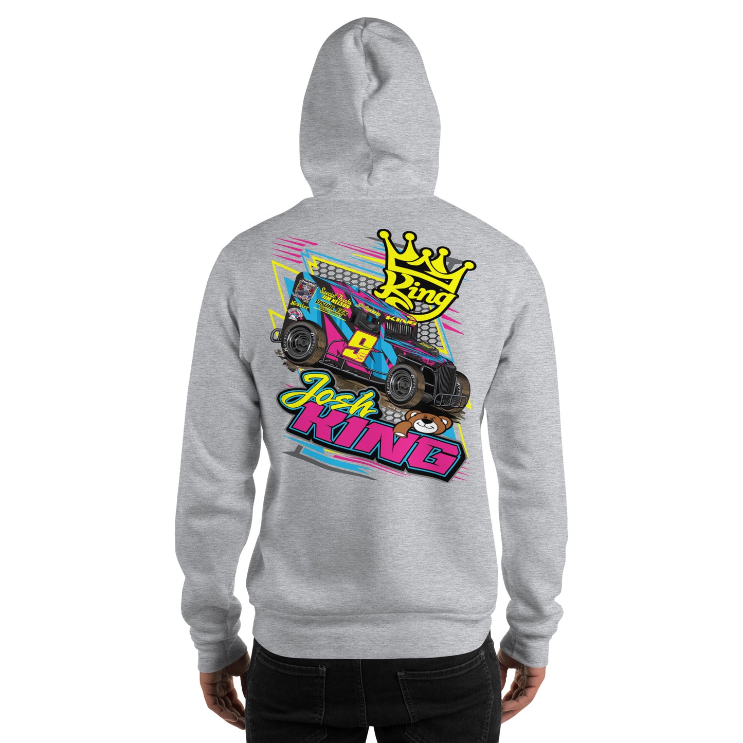 Josh King Teddy Bear Adult Hoodie Sweatshirt
