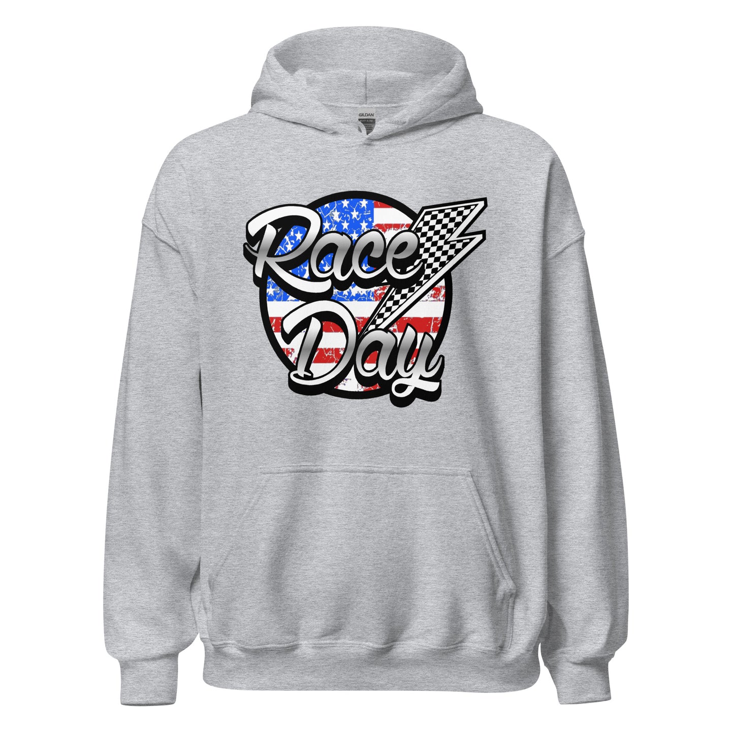 Race Day Adult Hoodie