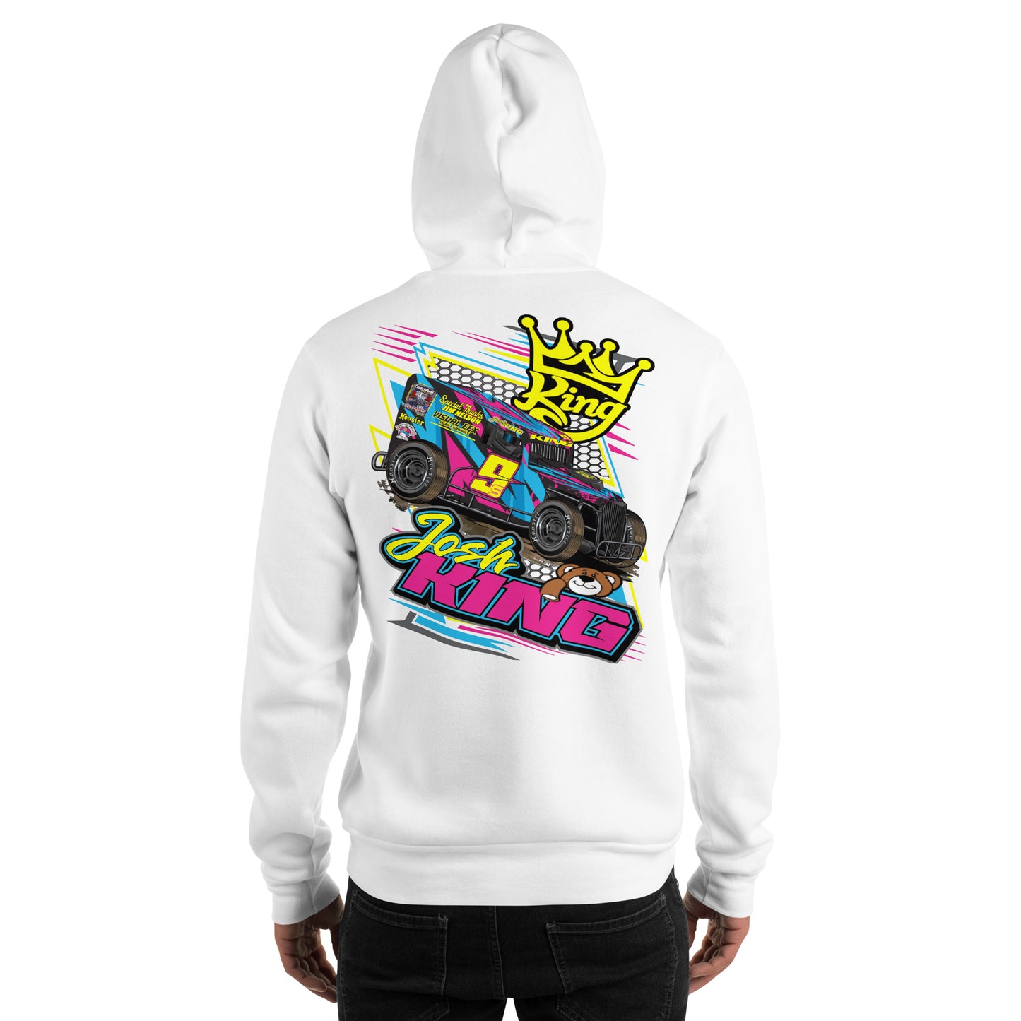 Josh King Teddy Bear Adult Hoodie Sweatshirt