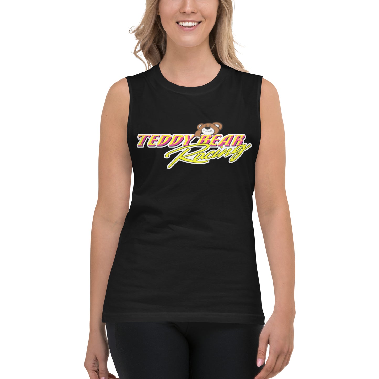 Josh King Teddy Bear Racing Muscle Shirt