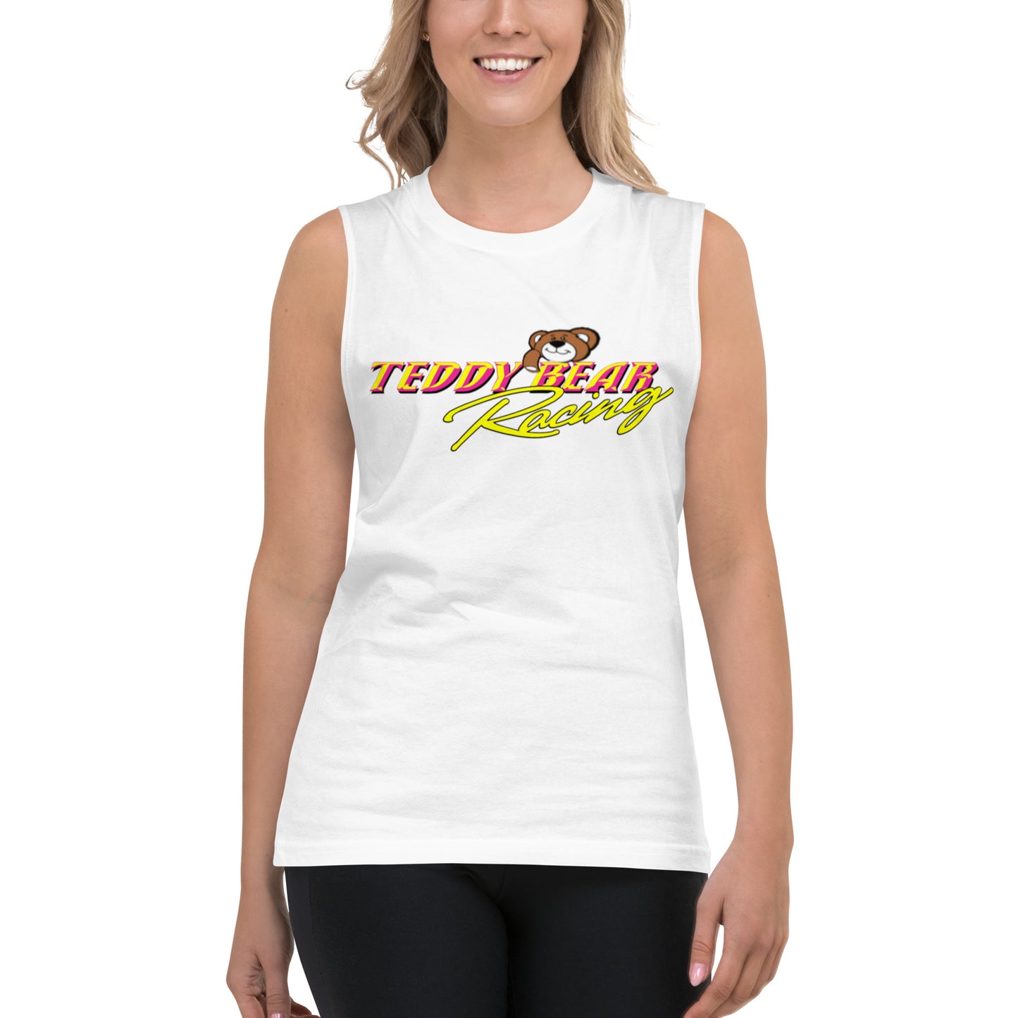 Josh King Teddy Bear Racing Muscle Shirt