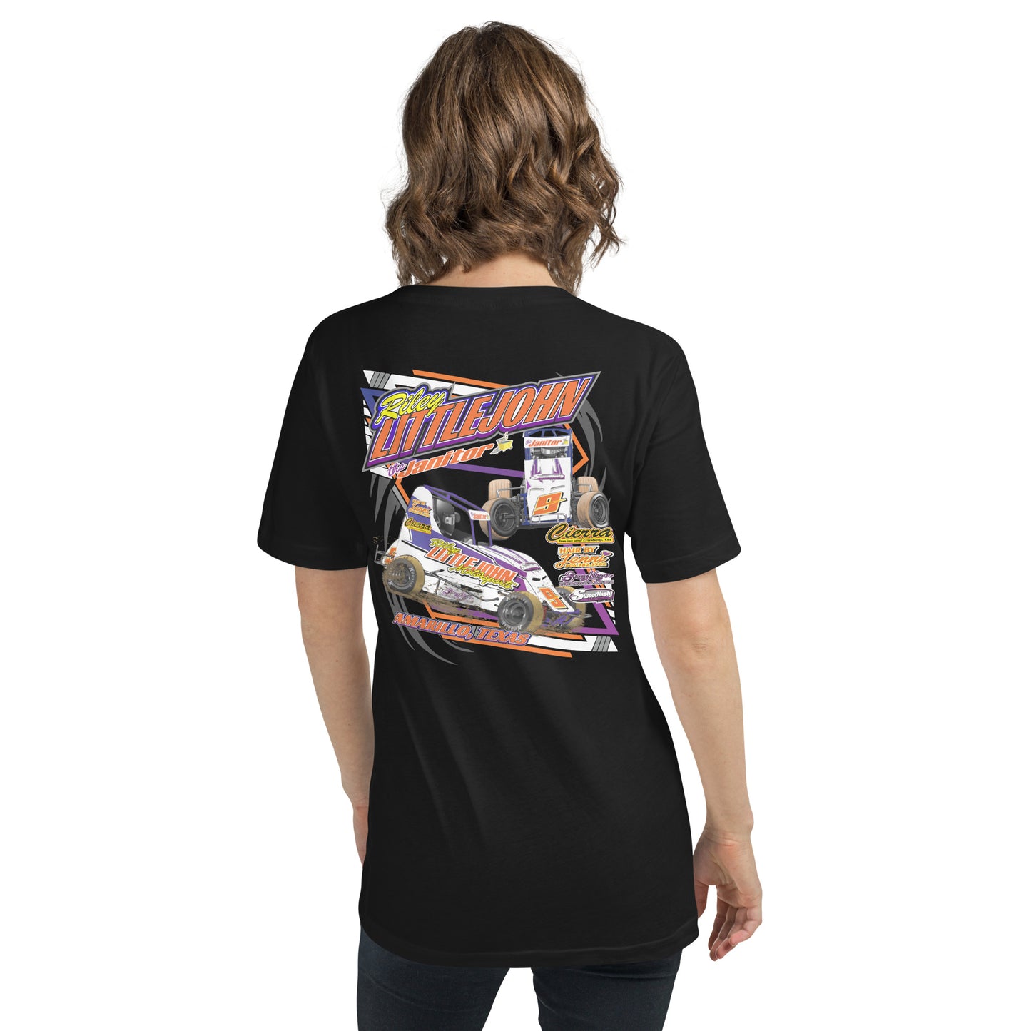 Riley Littlejohn Adult V-Neck T-Shirt