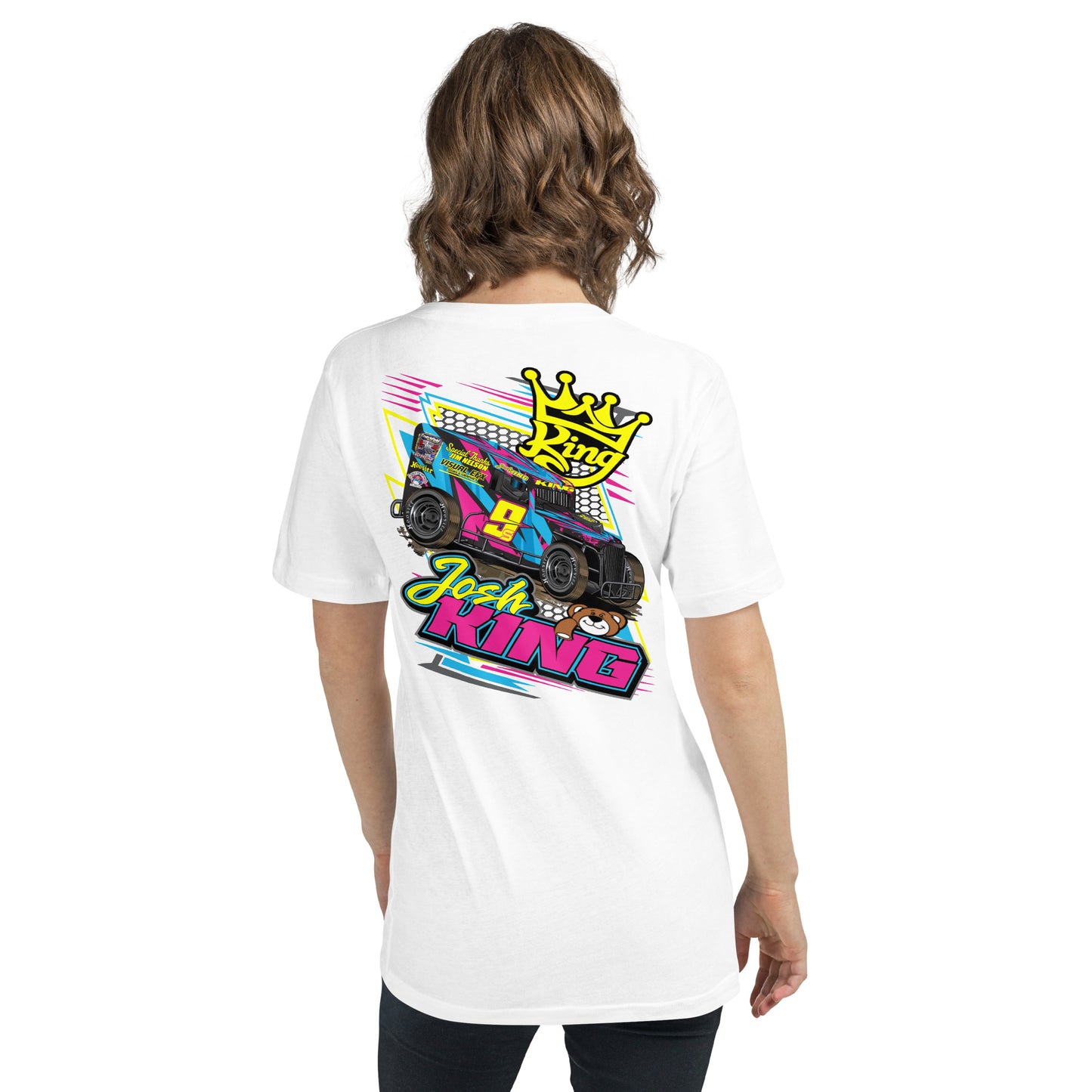 Josh King Teddy Bear V-Neck T-Shirt