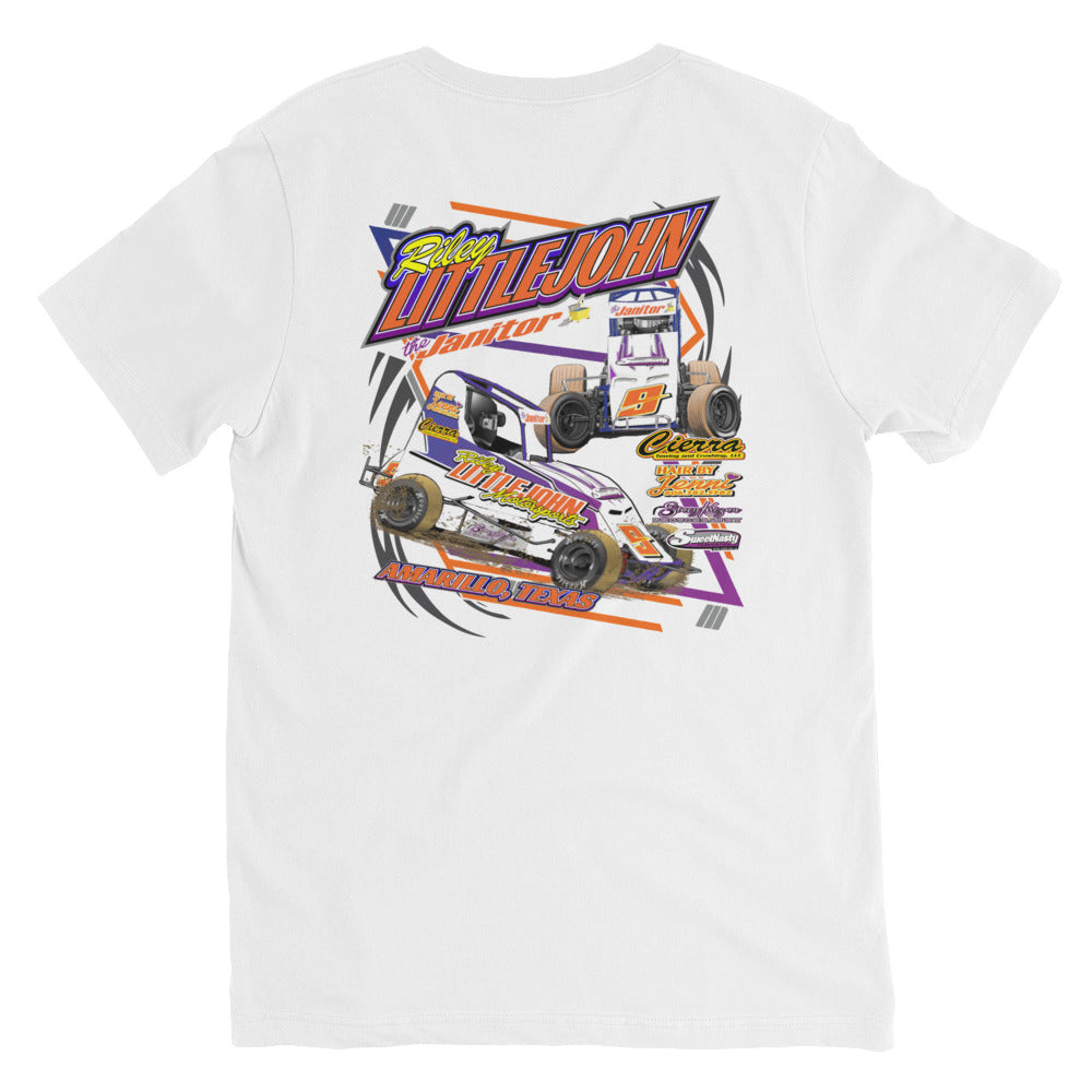 Riley Littlejohn Adult V-Neck T-Shirt