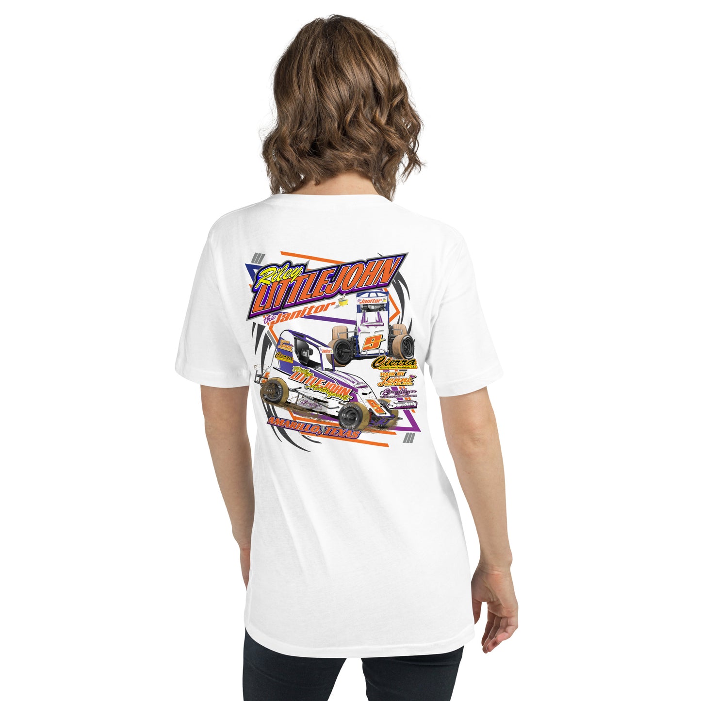 Riley Littlejohn Adult V-Neck T-Shirt