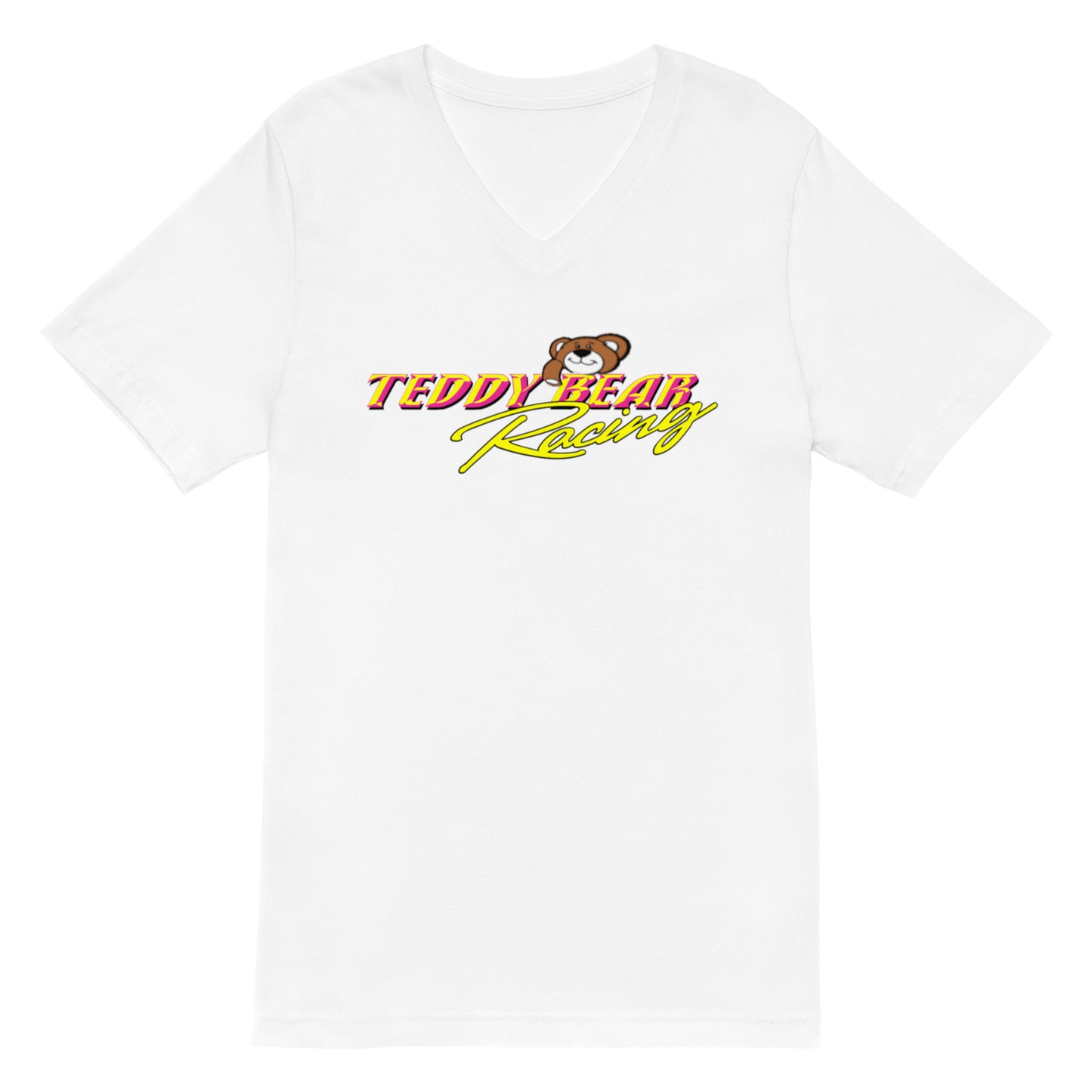Josh King Teddy Bear V-Neck T-Shirt