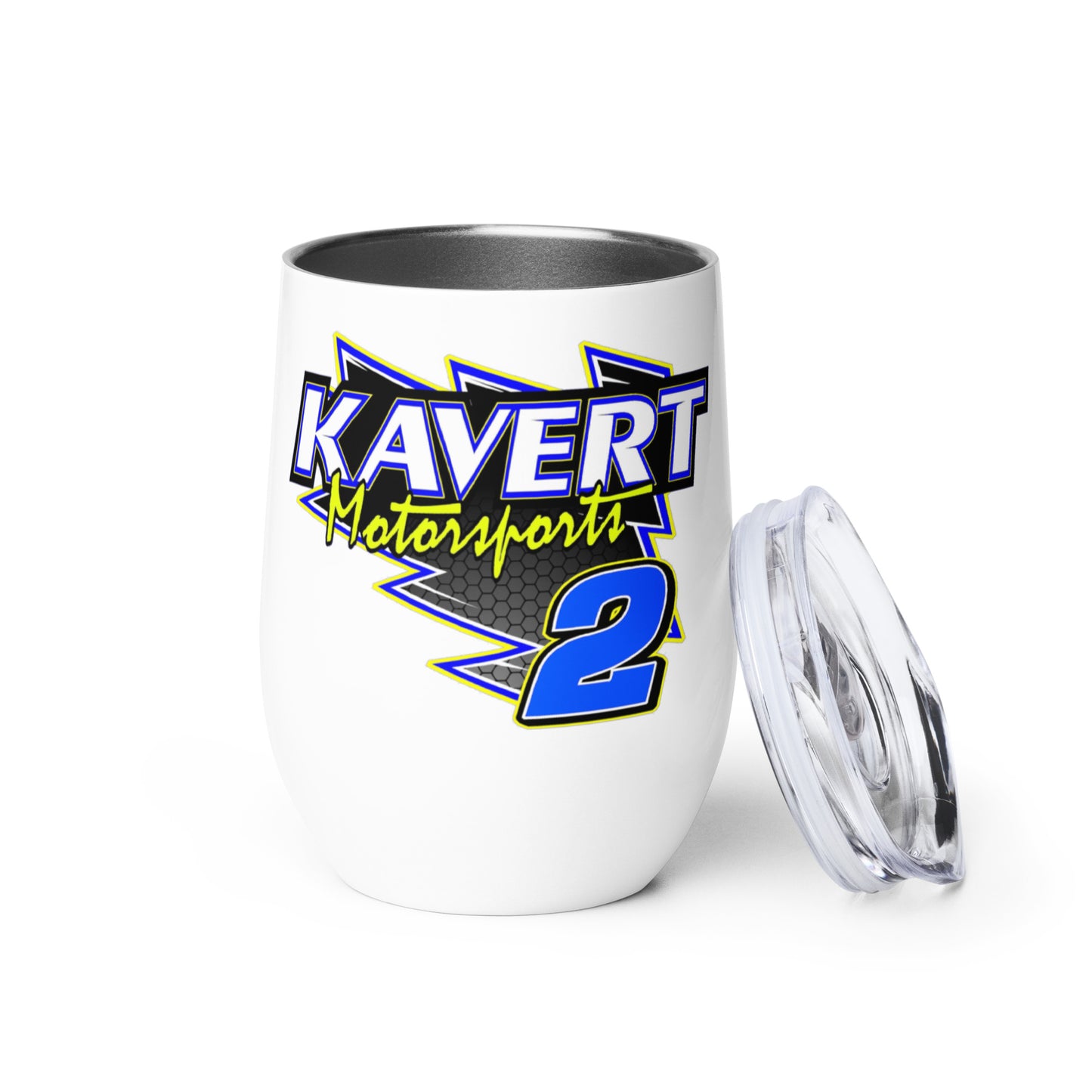 Kavert Motorsports Wine tumbler