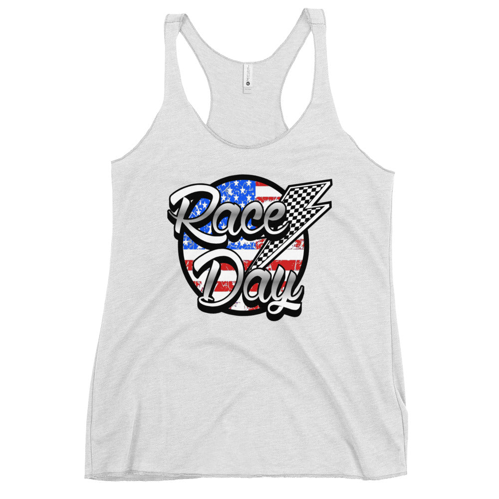Race Day Women's Racerback Tank