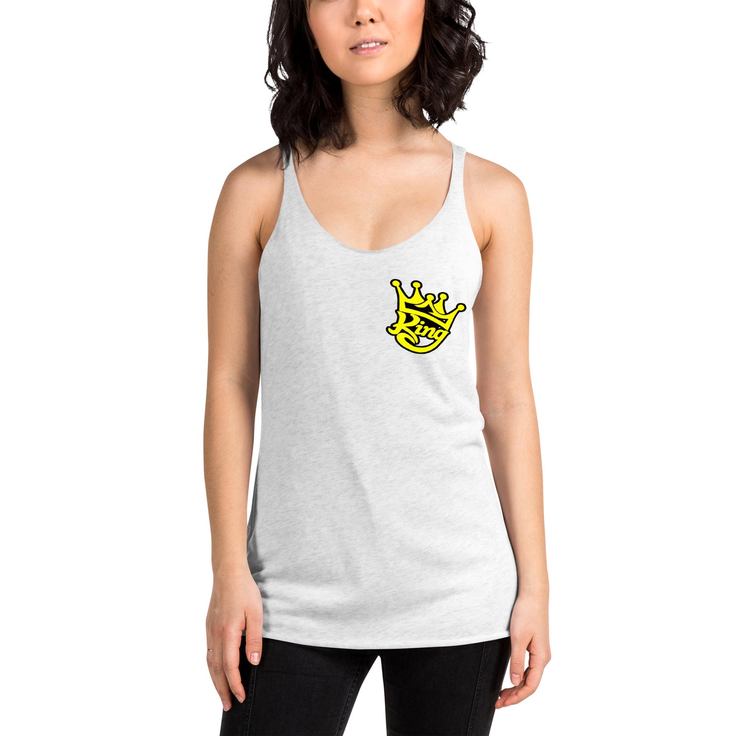 Josh King Crown Women's Racerback Tank
