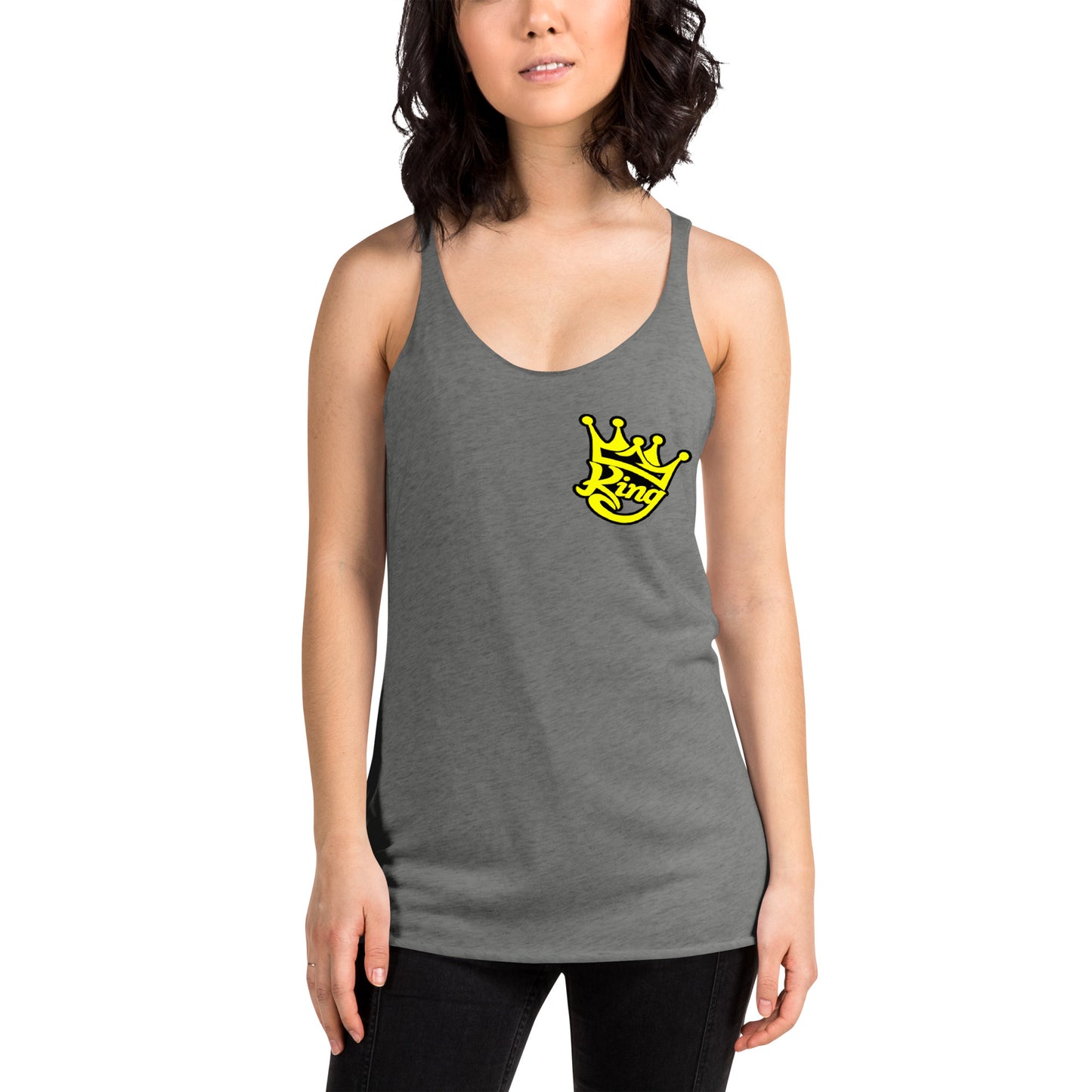 Josh King Crown Women's Racerback Tank
