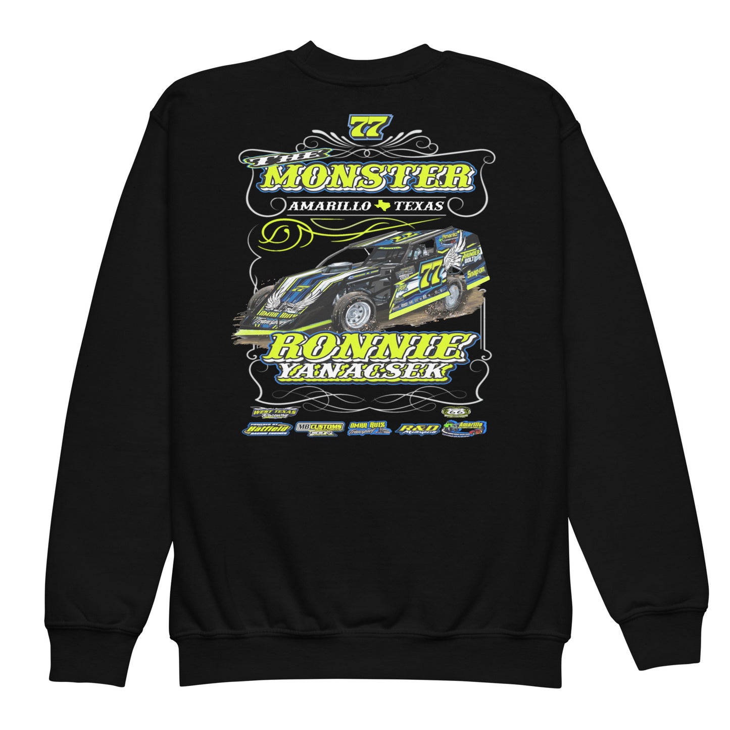 Ronnie Yanacsek Modified Kids Crewneck Sweatshirt
