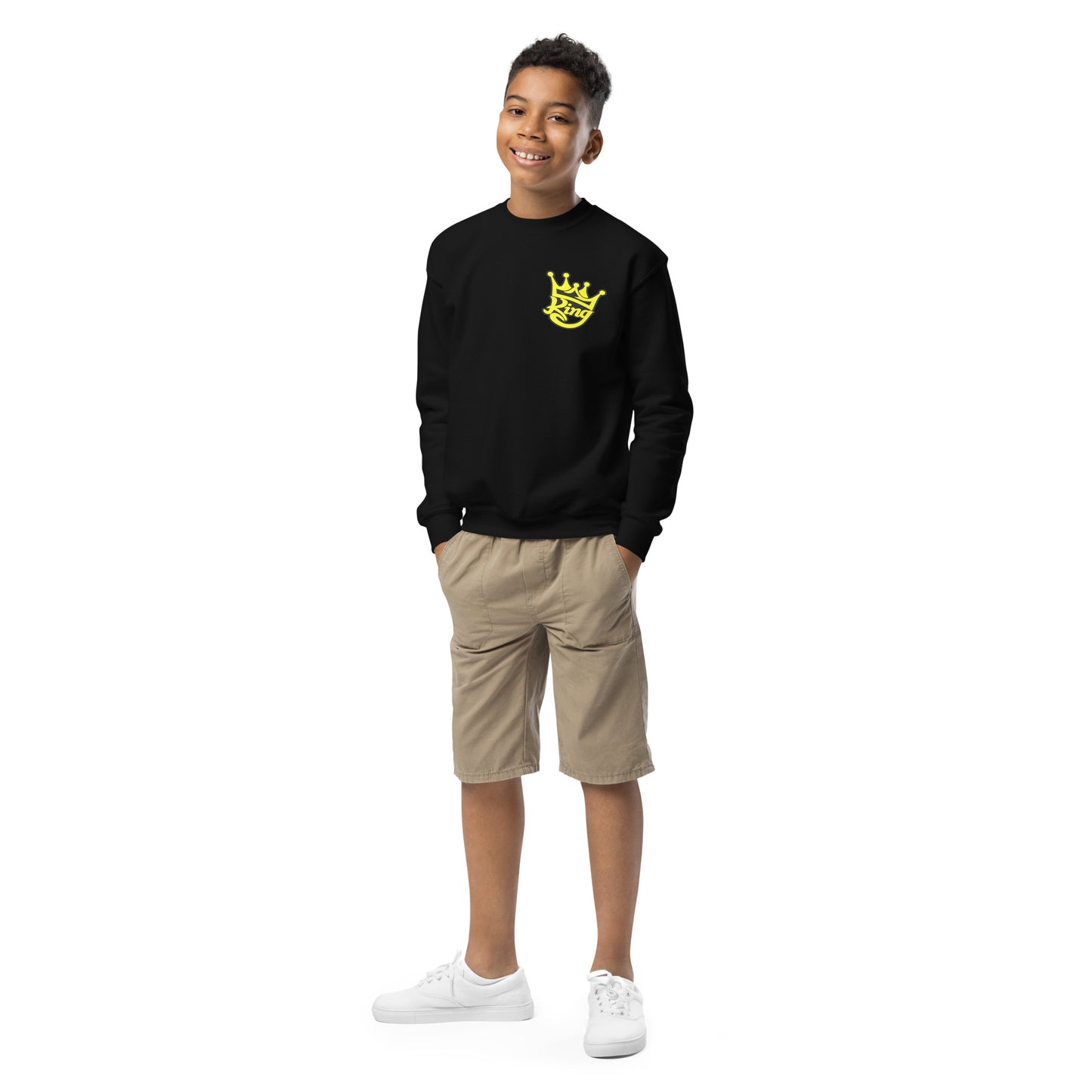 Josh King Crown Kids Crew Sweatshirt