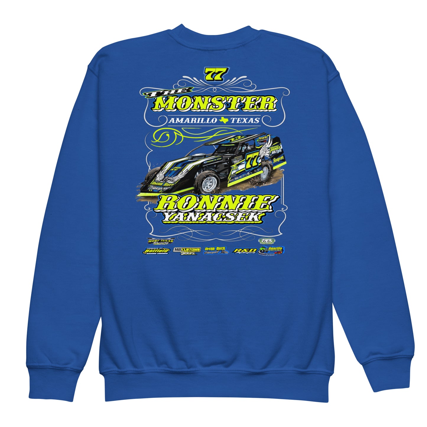 Ronnie Yanacsek Modified Kids Crewneck Sweatshirt