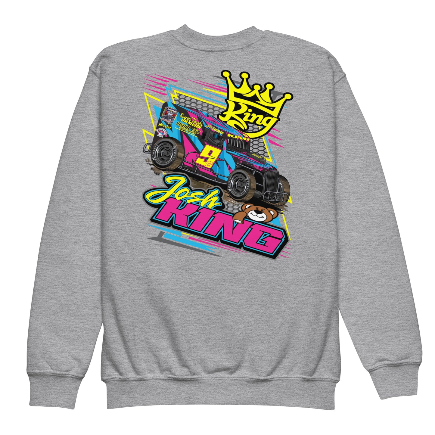 Josh King Crown Kids Crew Sweatshirt