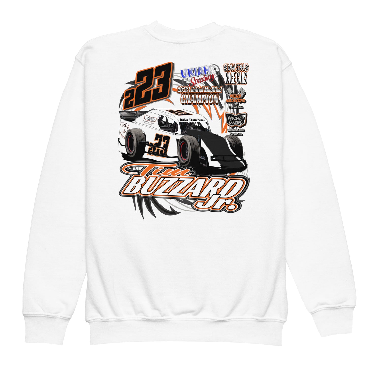 Tim Buzzard Jr. Kids Crewneck Sweatshirt