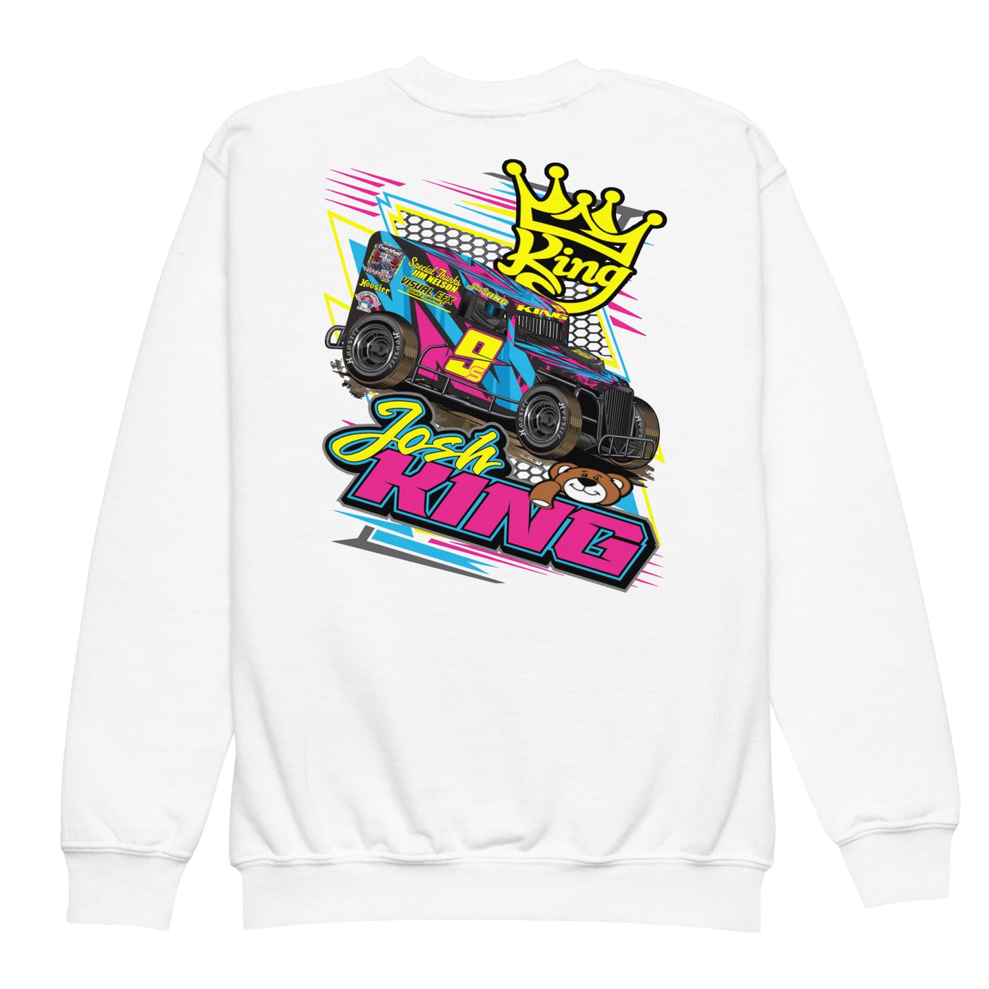 Josh King Crown Kids Crew Sweatshirt
