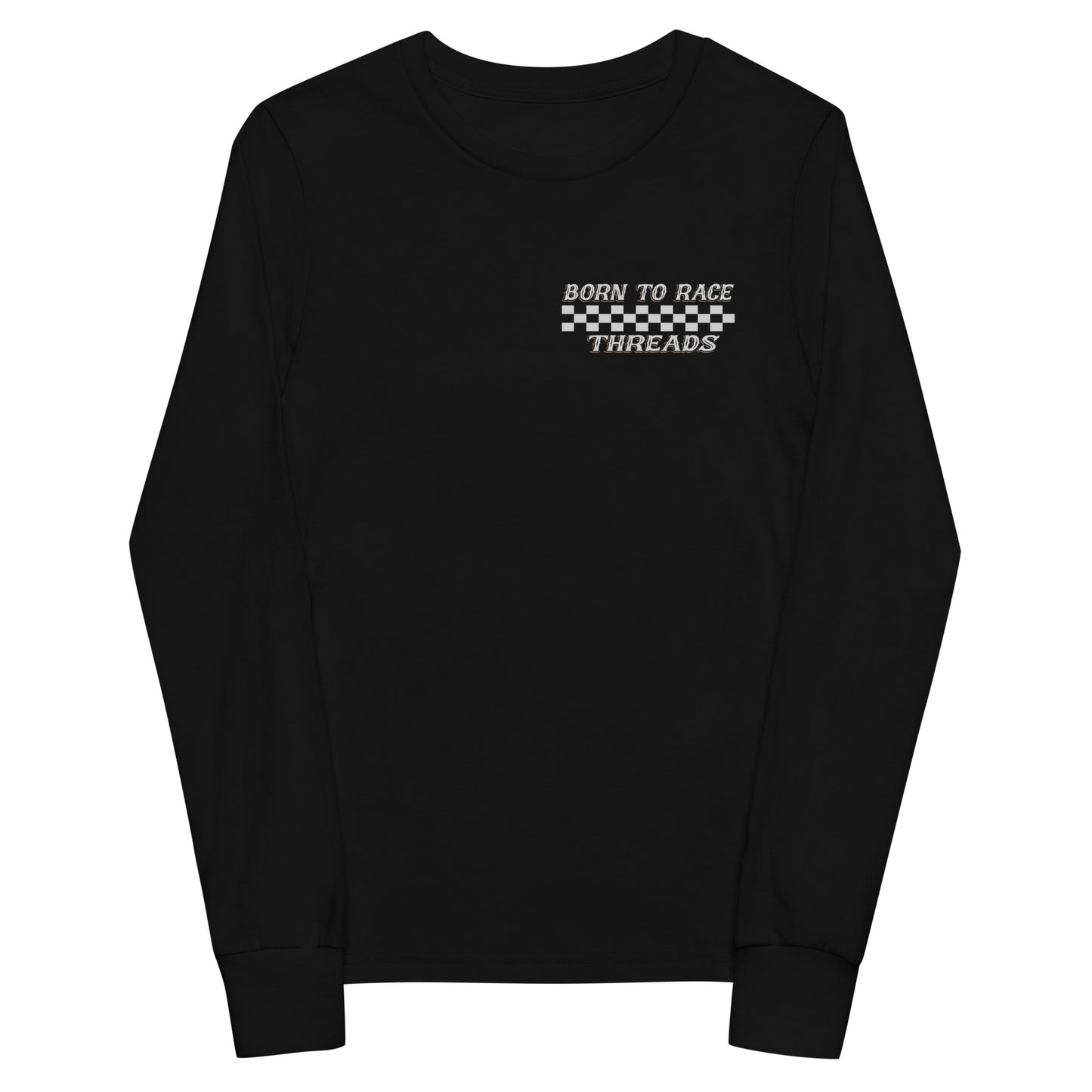 Born to Race Vintage Kids Long Sleeve