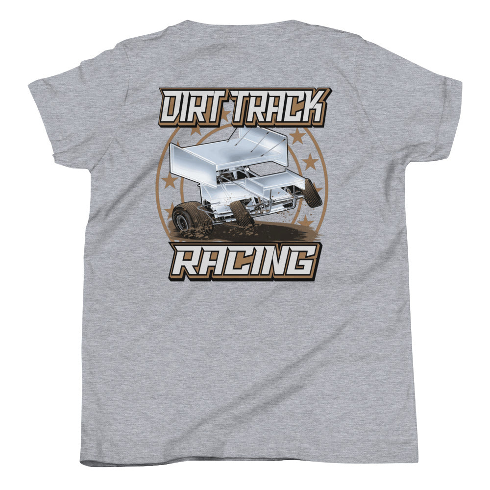 Dirt Track Racing Kids T-Shirt