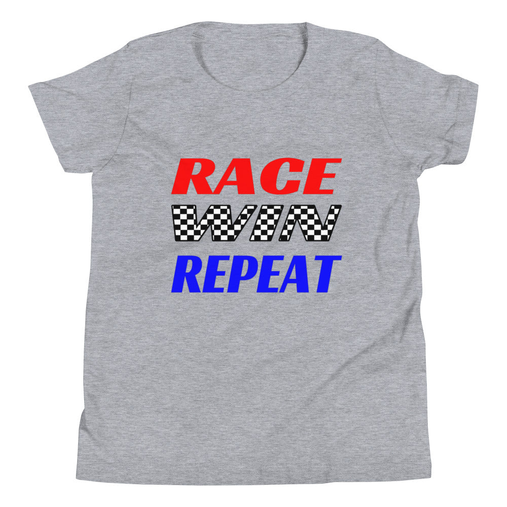 Race Win Repeat Kids T-Shirt