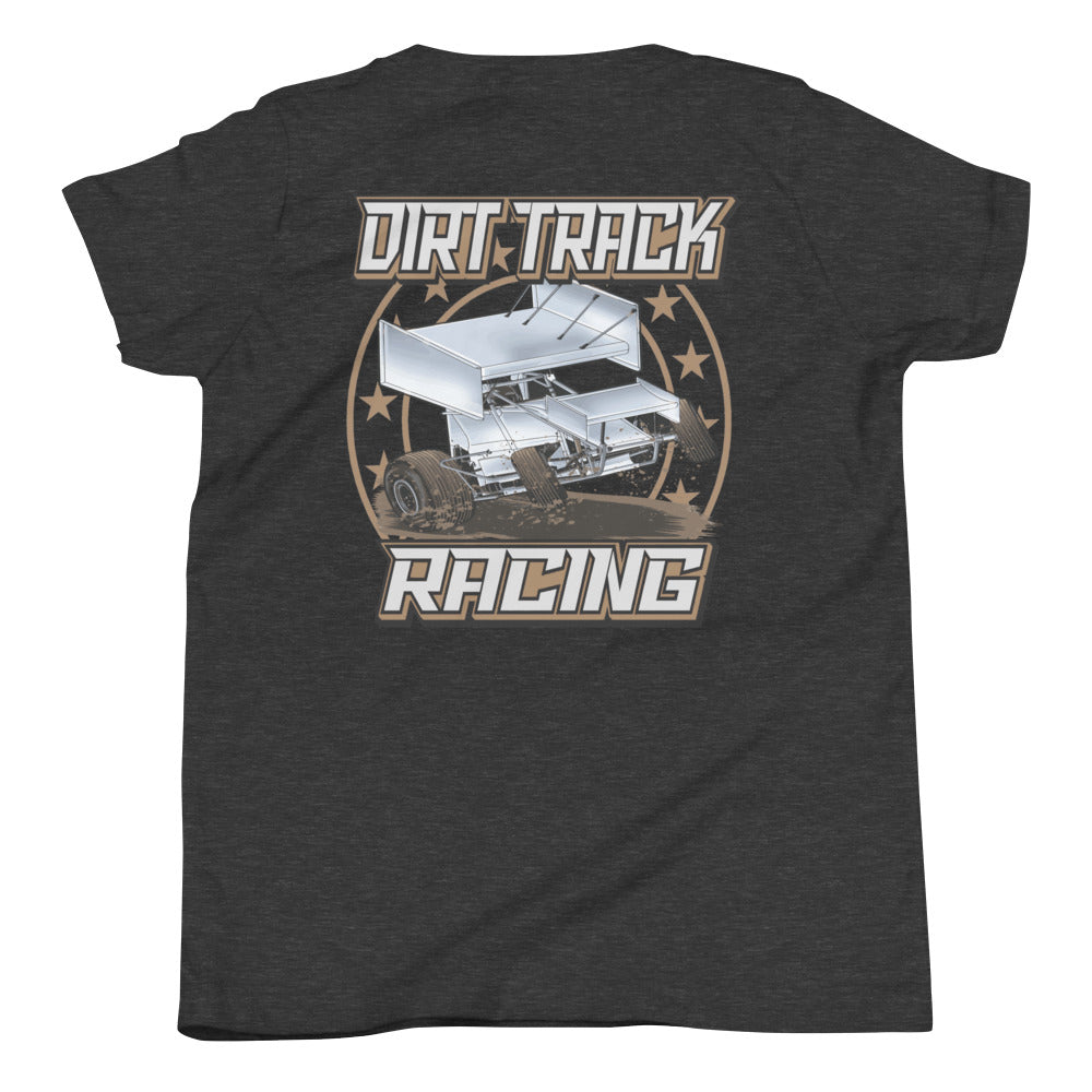 Dirt Track Racing Kids T-Shirt
