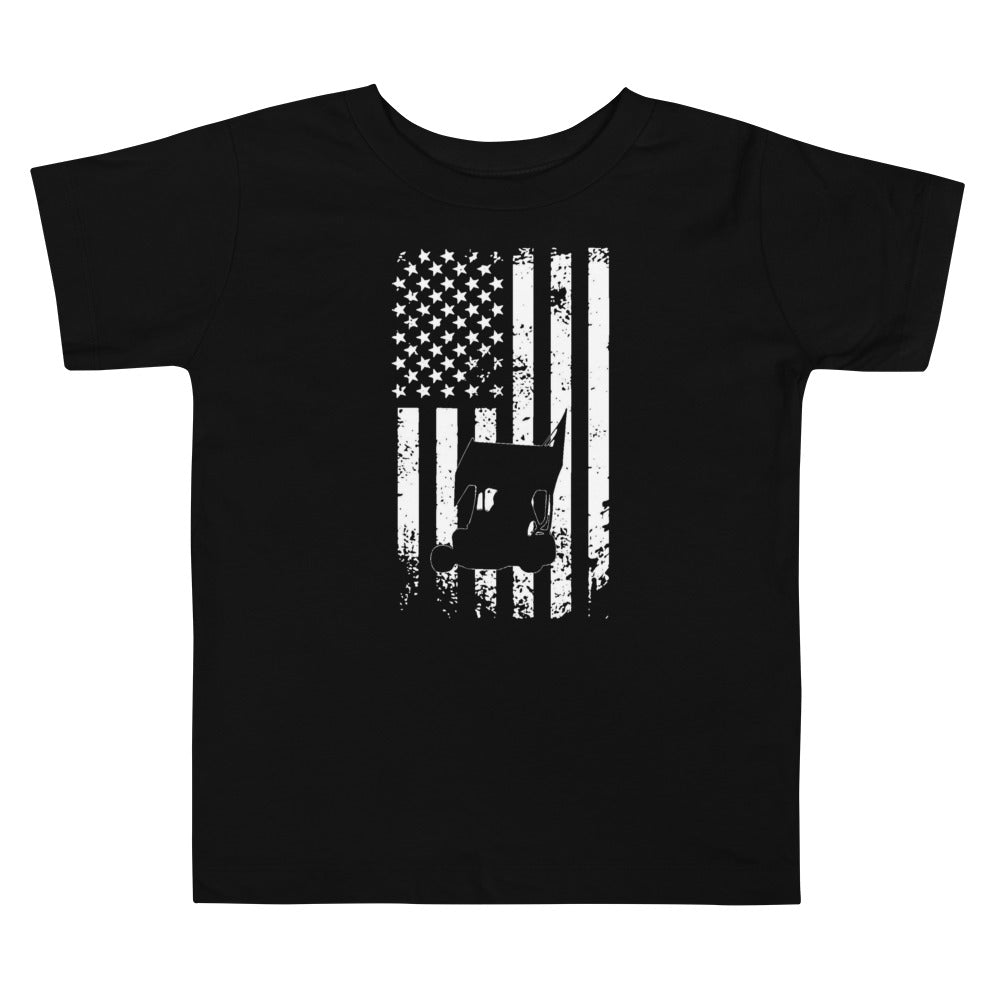 American Flag Kart Toddler T-Shirt