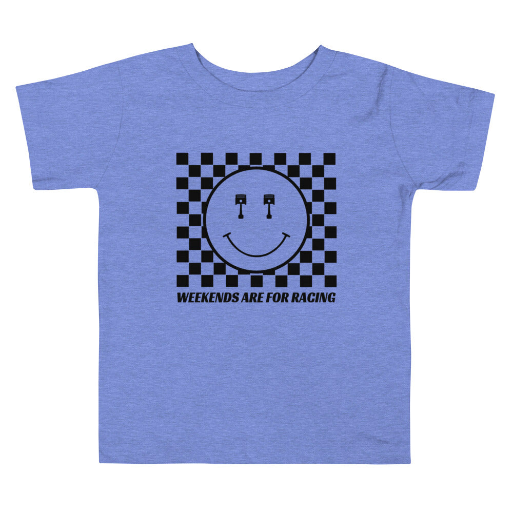 Weekends are for Racing Toddler T-Shirt