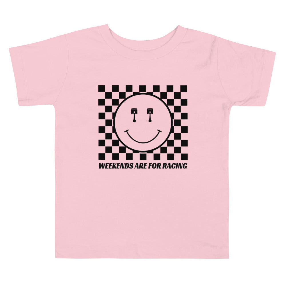 Weekends are for Racing Toddler T-Shirt