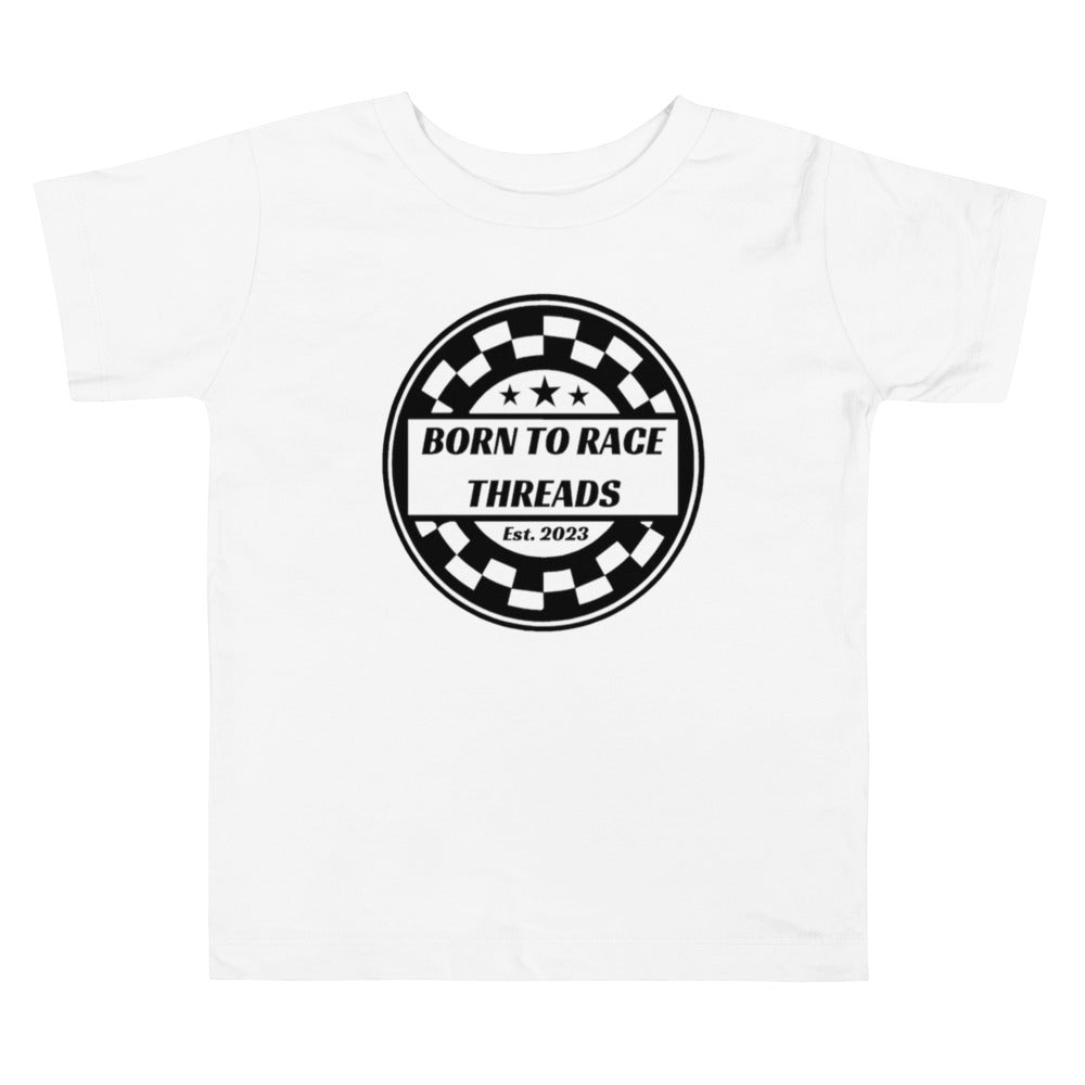 Born to Race Checkered Toddler T-Shirt