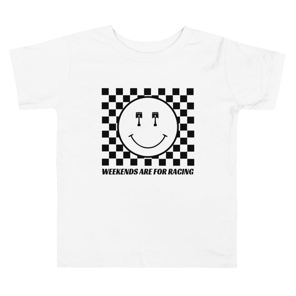 Weekends are for Racing Toddler T-Shirt