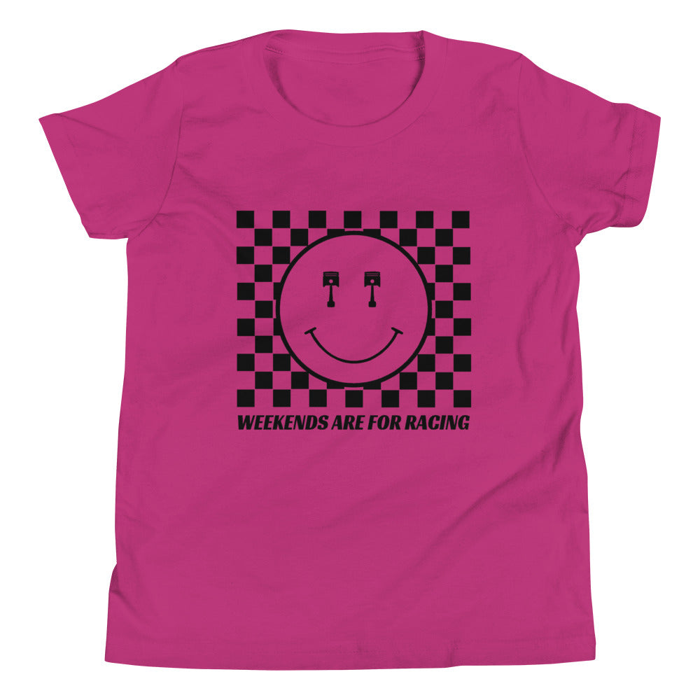 Weekends are for Racing Kids T-Shirt