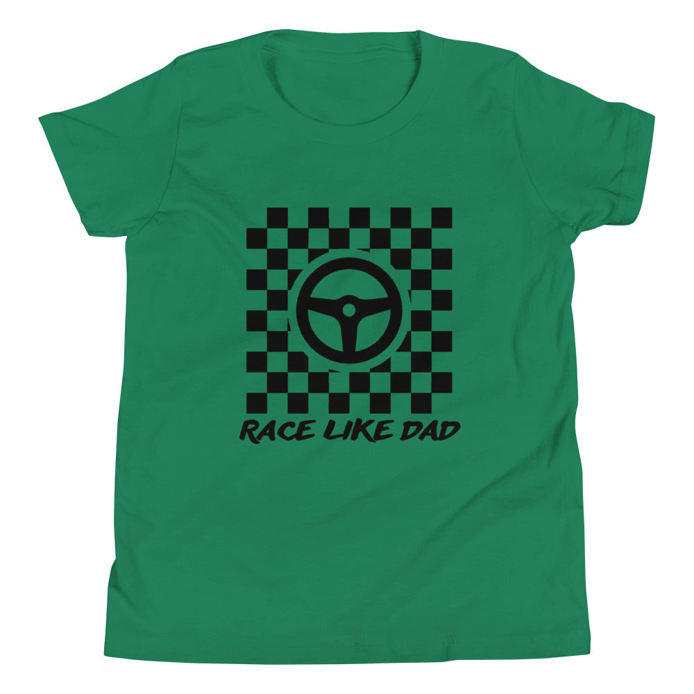 Race Like Dad Kids T-Shirt