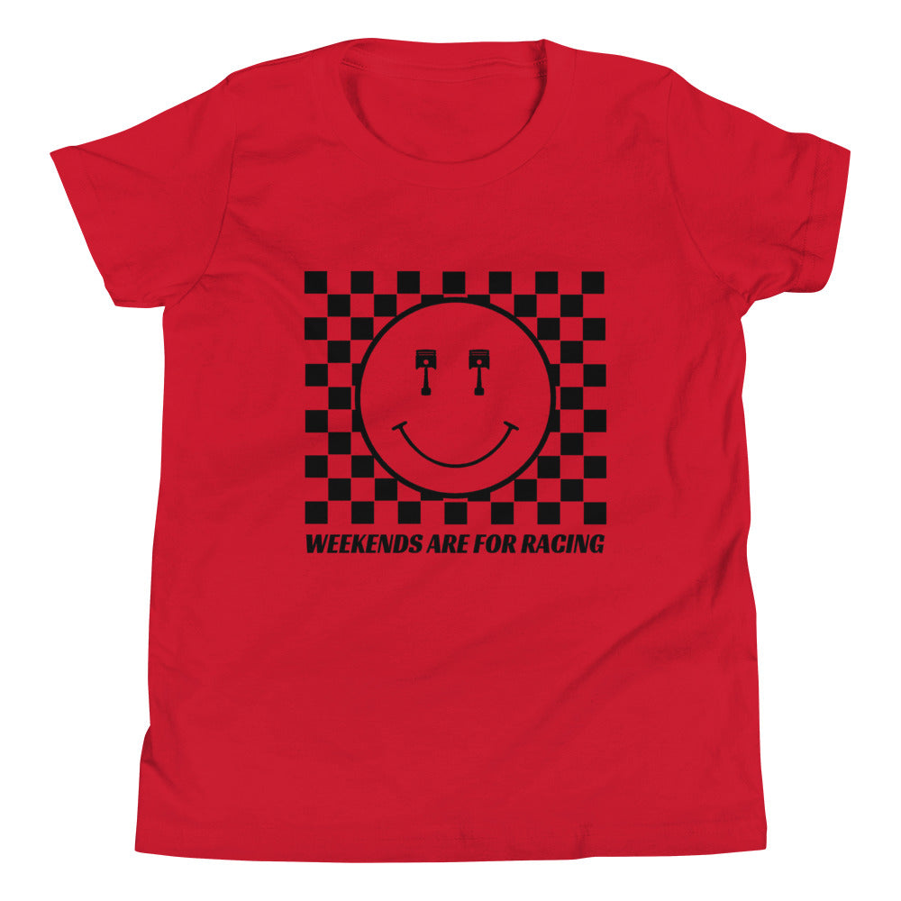 Weekends are for Racing Kids T-Shirt
