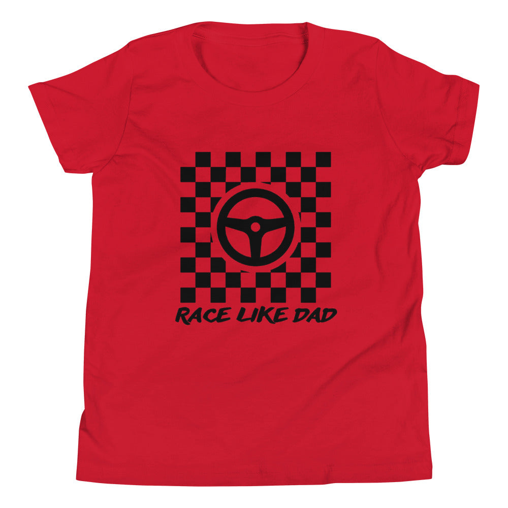 Race Like Dad Kids T-Shirt