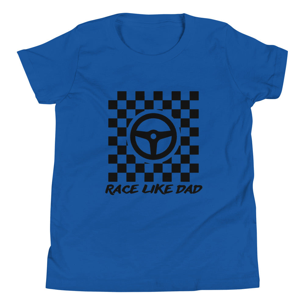 Race Like Dad Kids T-Shirt