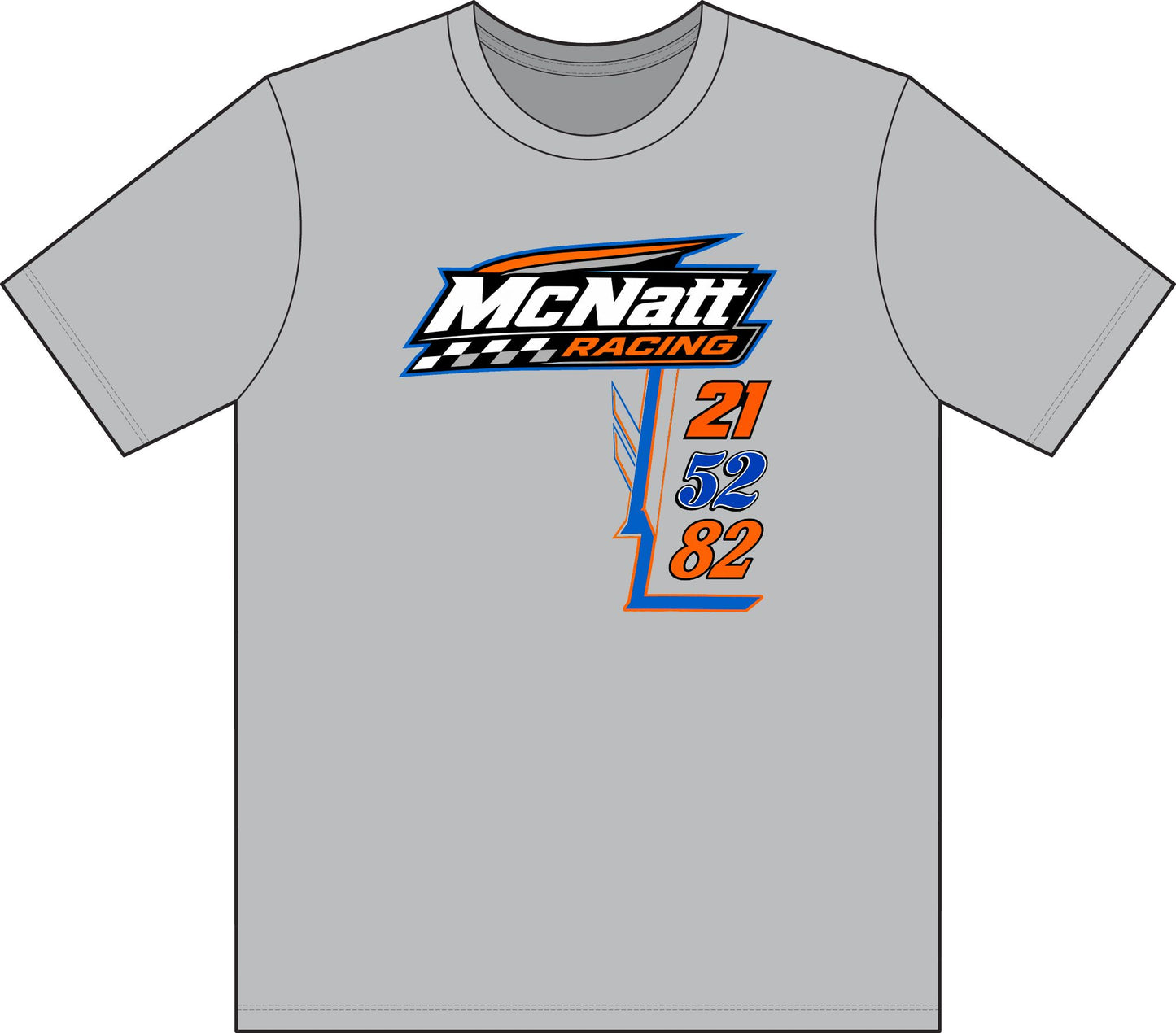 McNatt Racing Adult Tall T-Shirt