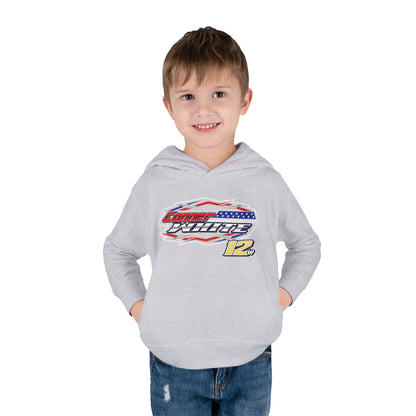 Conner White Toddler Hoodie Sweatshirt