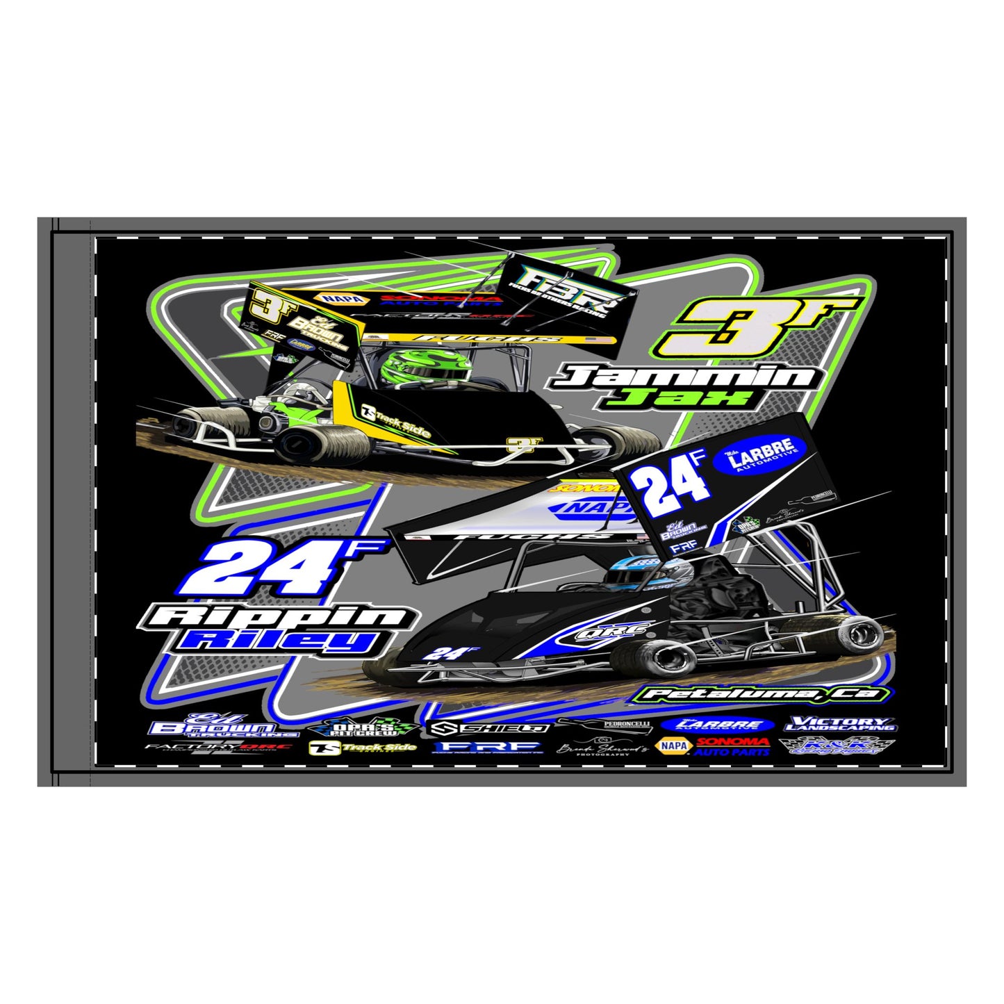 Fuchs Brothers Racing Flag