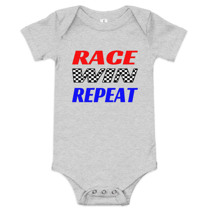 Race Win Repeat Infant Onesie