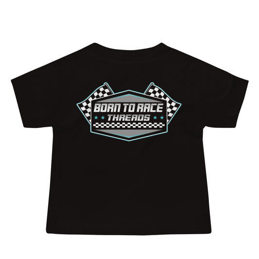 Born to Race Threads Checkered Flags Infant T-Shirt