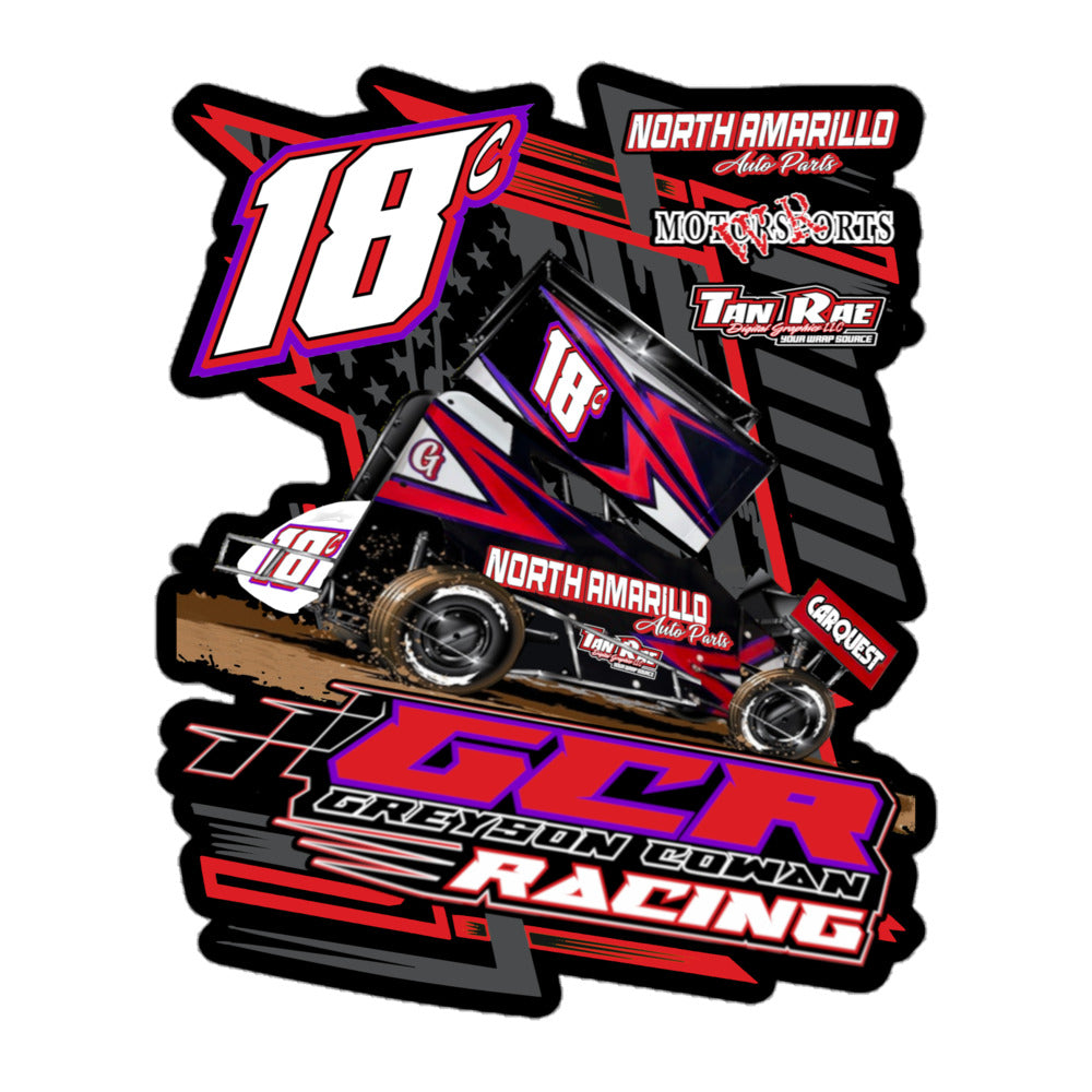 Greyson Cowan 2025 Sticker – Born to Race Threads