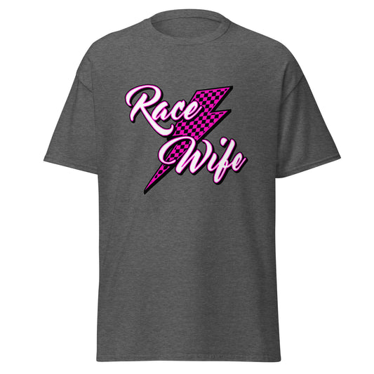 Race Wife Pink Adult T-Shirt