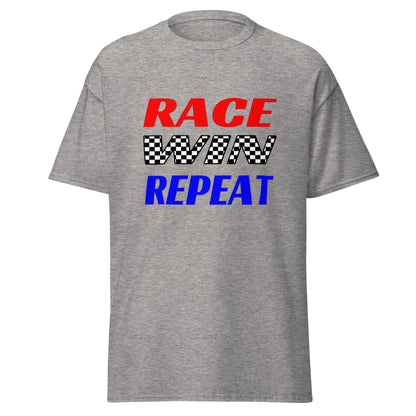 Race Win Repeat Adult T-Shirt