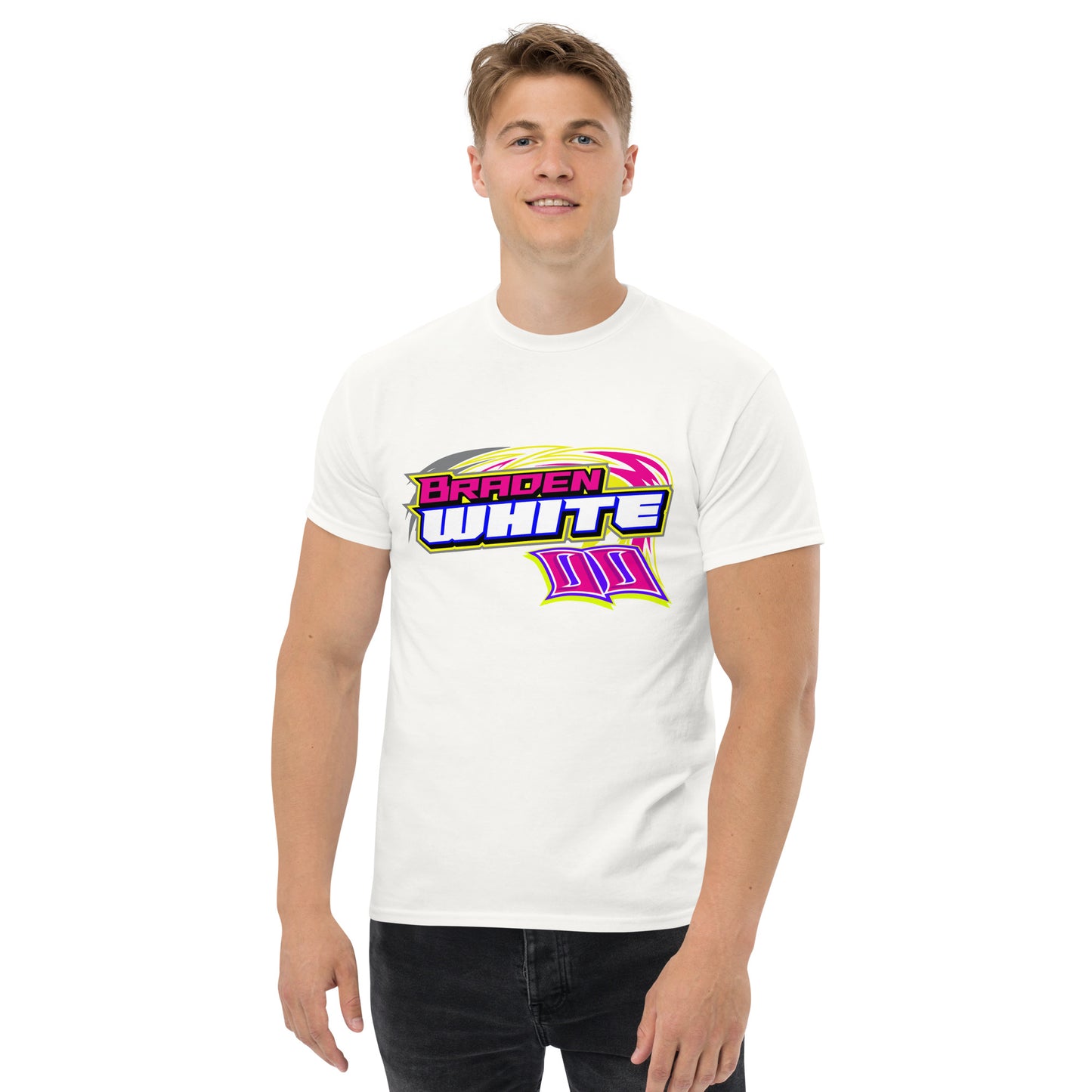 Braden White Adult T-Shirt