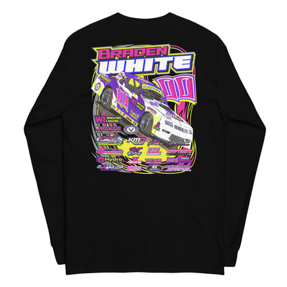 Braden White Adult Long Sleeve