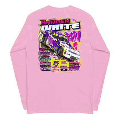 Braden White Adult Long Sleeve