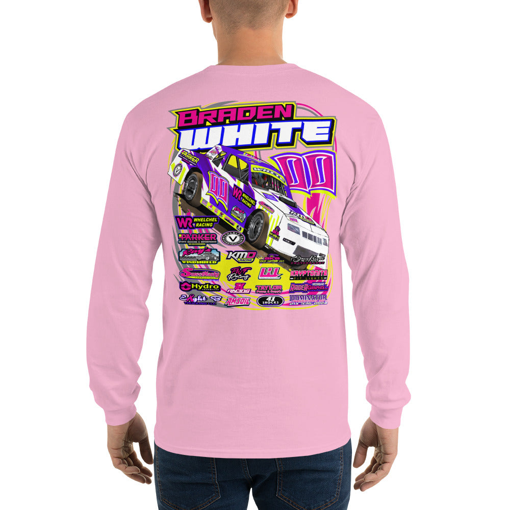 Braden White Adult Long Sleeve